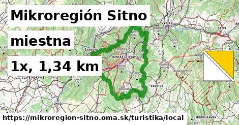 Mikroregión Sitno Turistické trasy miestna 