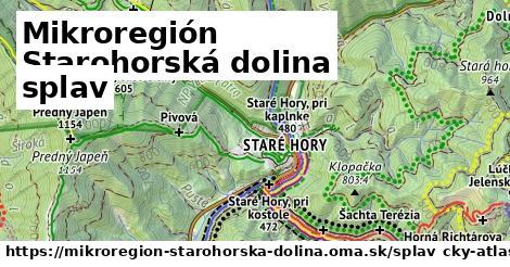 Mikroregión Starohorská dolina Splav  