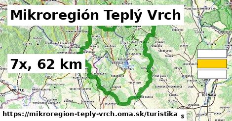 Mikroregión Teplý Vrch Turistické trasy  