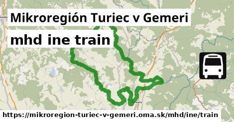 Mikroregión Turiec v Gemeri Doprava iná train