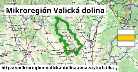 Mikroregión Valická dolina Turistické trasy  