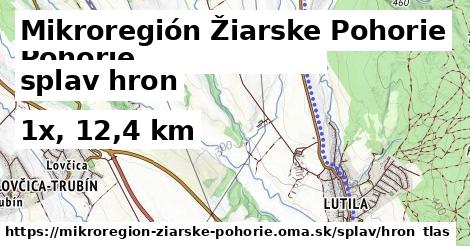 Mikroregión Žiarske Pohorie Splav hron 