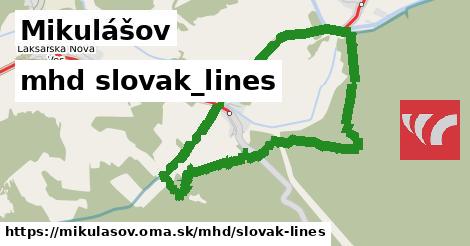 Mikulášov Doprava slovak-lines 