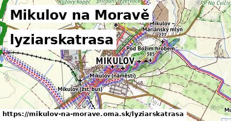 Mikulov na Moravě Lyžiarske trasy  