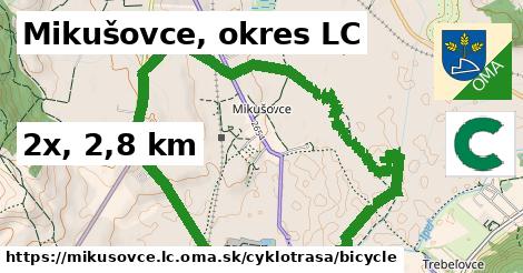 Mikušovce, okres LC Cyklotrasy bicycle 