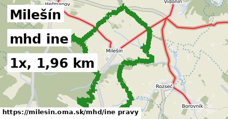 Milešín Doprava iná 