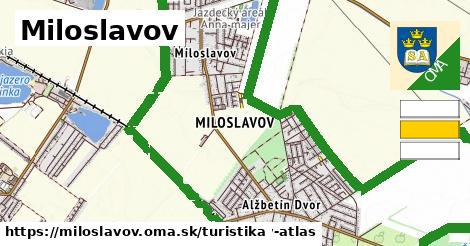 Miloslavov Turistické trasy  