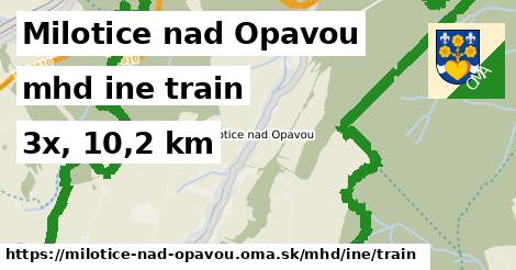 Milotice nad Opavou Doprava iná train