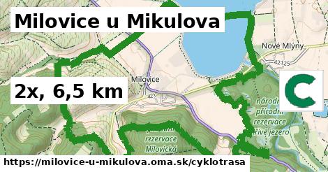 Milovice u Mikulova Cyklotrasy  