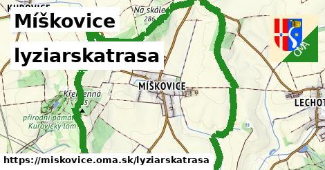 Míškovice Lyžiarske trasy  