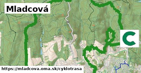 Mladcová Cyklotrasy  