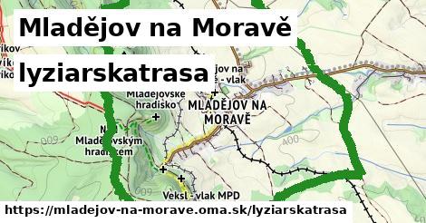 Mladějov na Moravě Lyžiarske trasy  