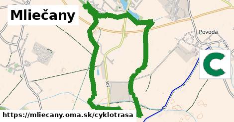 Mliečany Cyklotrasy  