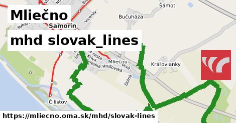 Mliečno Doprava slovak-lines 