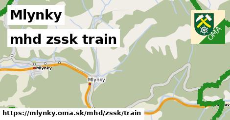 Mlynky Doprava zssk train