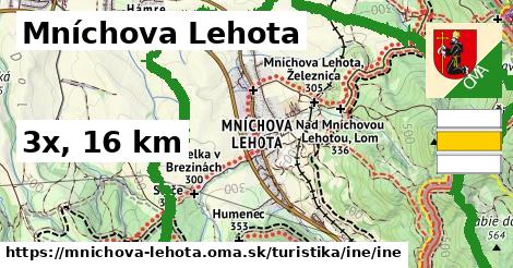 Mníchova Lehota Turistické trasy iná iná