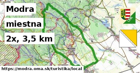 Modra Turistické trasy miestna 