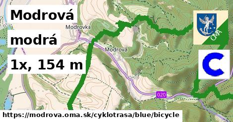 Modrová Cyklotrasy modrá bicycle