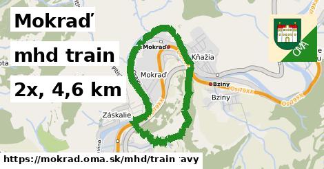 Mokraď Doprava train 