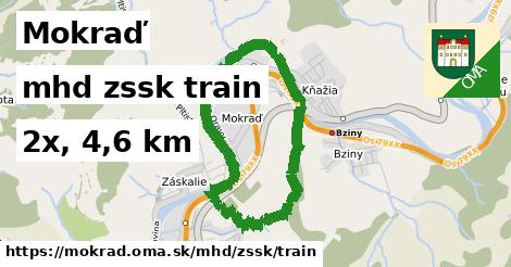 Mokraď Doprava zssk train