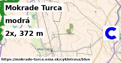 Mokrade Turca Cyklotrasy modrá 