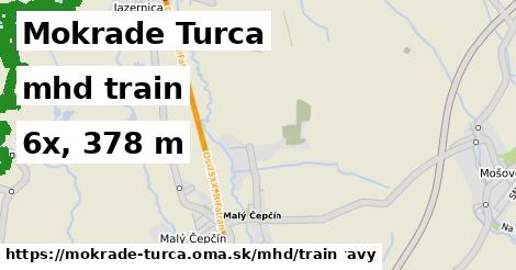 Mokrade Turca Doprava train 