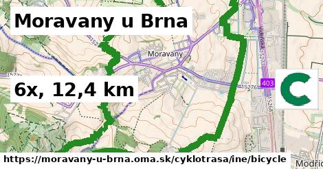 Moravany u Brna Cyklotrasy iná bicycle