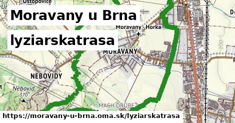 Moravany u Brna Lyžiarske trasy  