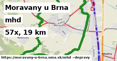 Moravany u Brna Doprava  