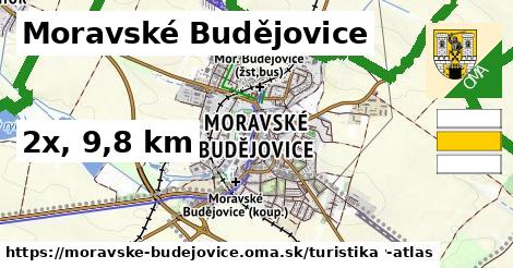 Moravské Budějovice Turistické trasy  