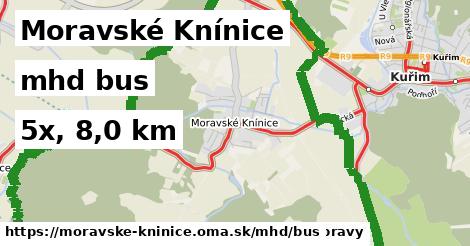 Moravské Knínice Doprava bus 