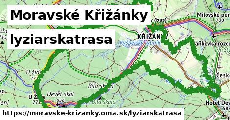 Moravské Křižánky Lyžiarske trasy  