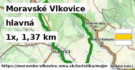 Moravské Vlkovice Turistické trasy hlavná 