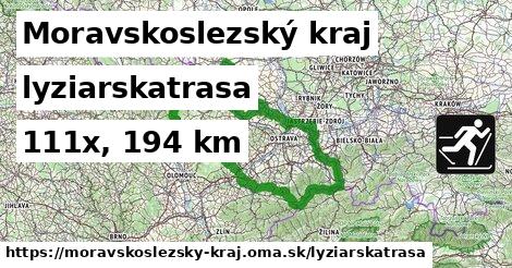 Moravskoslezský kraj Lyžiarske trasy  