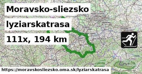 Moravsko-sliezsko Lyžiarske trasy  