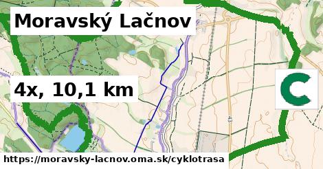 Moravský Lačnov Cyklotrasy  