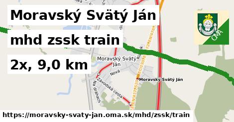 Moravský Svätý Ján Doprava zssk train