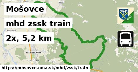 Mošovce Doprava zssk train