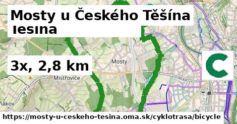 Mosty u Českého Těšína Cyklotrasy bicycle 