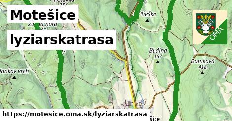 Motešice Lyžiarske trasy  