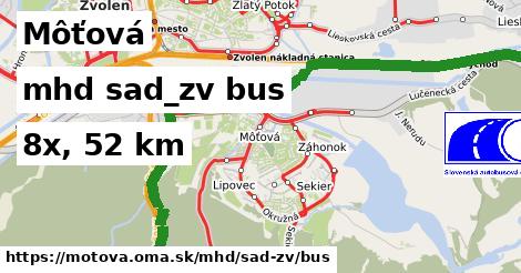 Môťová Doprava sad-zv bus