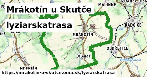 Mrákotín u Skutče Lyžiarske trasy  