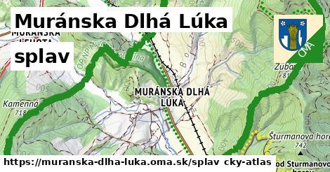 Muránska Dlhá Lúka Splav  