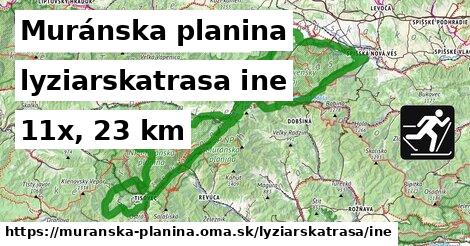 Muránska planina Lyžiarske trasy iná 