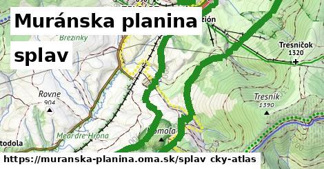 Muránska planina Splav  