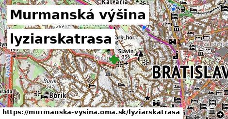 Murmanská výšina Lyžiarske trasy  