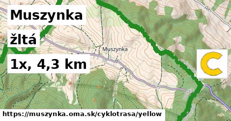 Muszynka Cyklotrasy žltá 