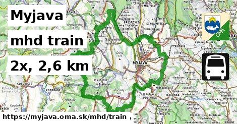 Myjava Doprava train 