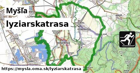 Myšľa Lyžiarske trasy  
