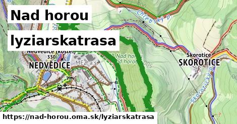 Nad horou Lyžiarske trasy  